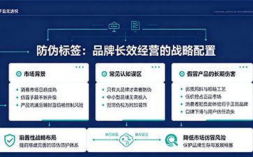 防偽標(biāo)簽對品牌長期發(fā)展的戰(zhàn)略意義
